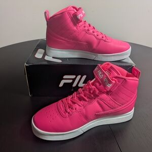 Fila Women's Pink High-Top Sneakers